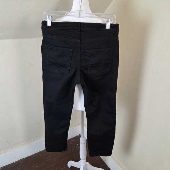 Acne Studios Acne Row Black Velvet Women's Jeans Size 28 Made in Italy - Picture 4 of 13